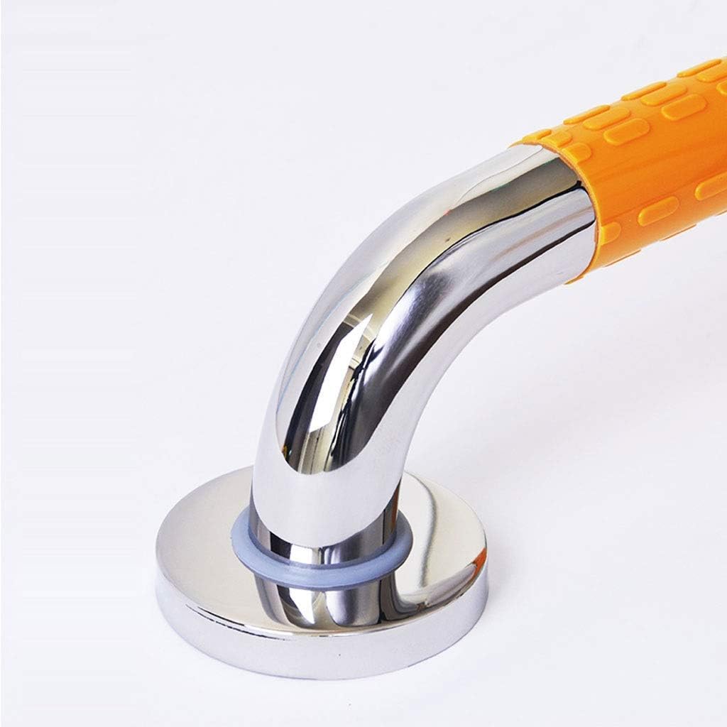 LCML Shower Safety Grab Bar 15 inch - Adjustable Tub Grab Bar - Bathtub Handle Grab Bar White Yellow - Bath Security Handle Bar - Bathroom Handicap Accessories/Yellow/48Cm : Health & Household