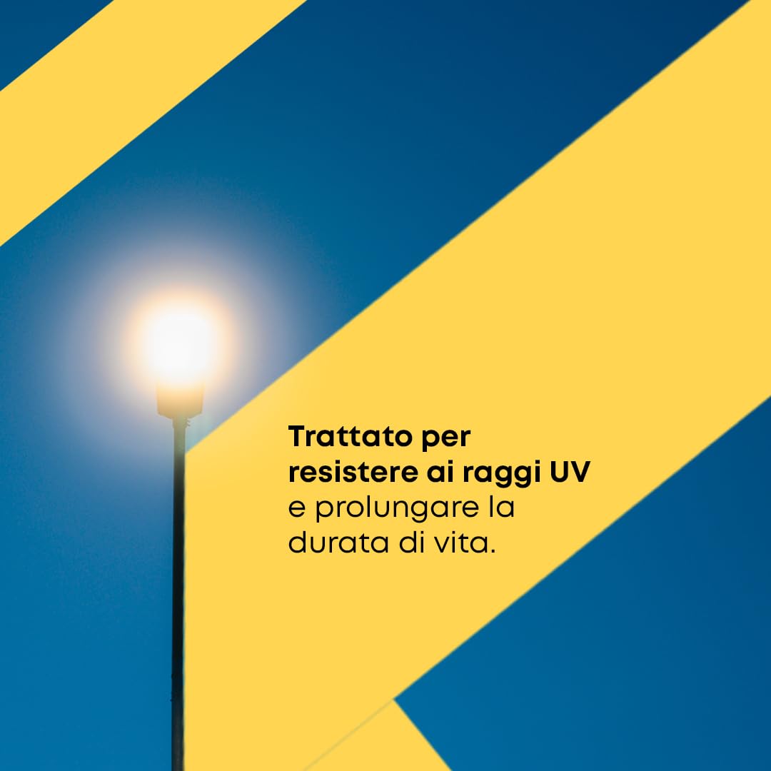 Globo Lampione da Esterno - Illuminazione Pubblica - Illuminazione Esterna - Policarbonato Incolore - Dimensioni: Ø 45 cm - Apertura: 17 cm