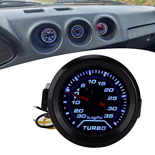 Turbo Boost Manómetro FLEXMAN Indicador de Presión Universal 12V 52mm 3