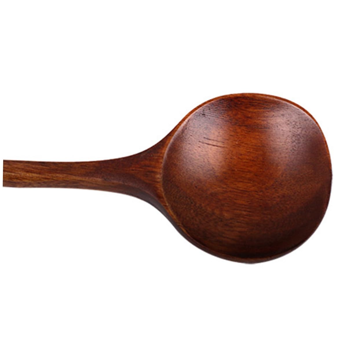 Cucharas de Madera for cocinar, 5 Piezas Cucharas de Cocina Electrodomésticos de Cocina Utensilios de Cocina Herramientas de Cocina Cucharón de Sopa Cucharas de Mango Largo Cuchara pequeña