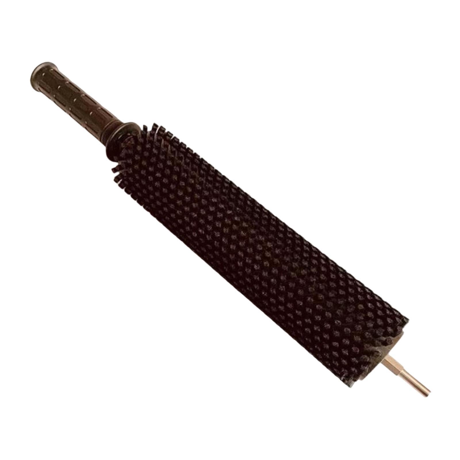 Kit de brosses à Ski Brosse à cirer Les Skis en Nylon, Pratique, Efficace, 30 cm, avec Manche, Brosse à Farter Les Skis Facile à Manipuler