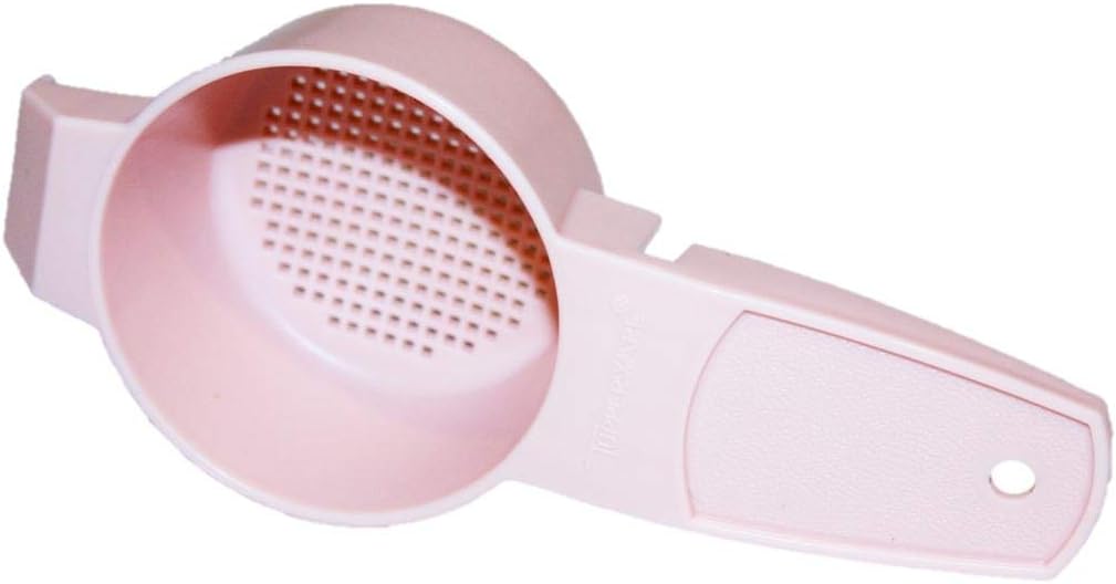 Tupperware Sifter Gadget Small Tea Strainer Kitchen Tool Pink Prosecco