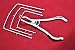 Rubber Dam Kit of 4 Pcs with Frame Rubber Dam Clamp Forceps Dental Instruments