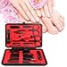 ESARORA Manicure Set, 18 in 1 Stainless Steel Professional Pedicure Kit Nail Scissors Grooming Kit with Black Leather Travel Case
