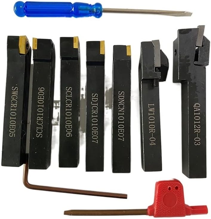 Mini Lathe Tools 7Pcs Lathe Cutter Set Lathe Tool Holder Metal Turning Tool for Sales