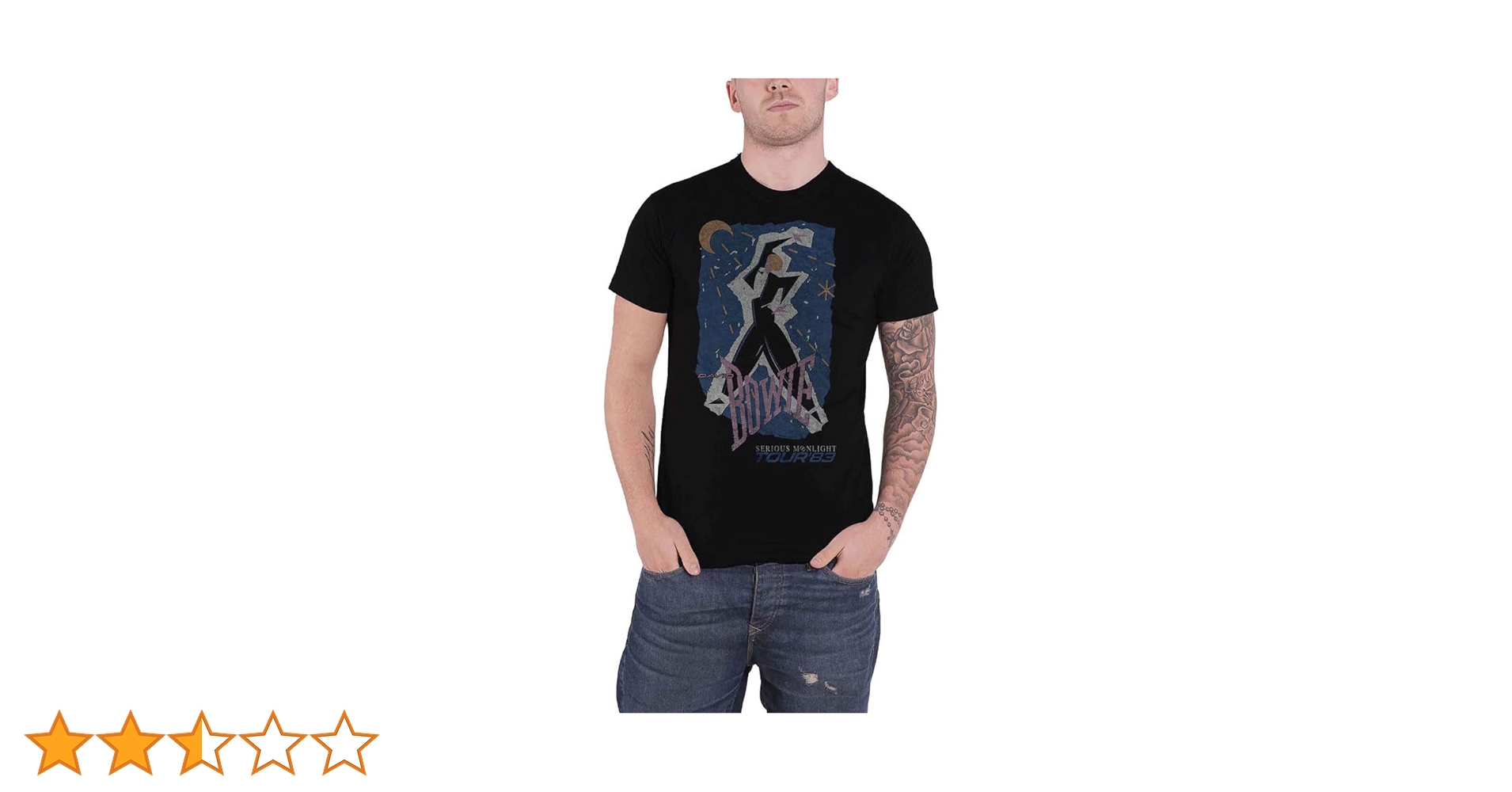 【超貴重】デヴィッド・ボウイ 1983年 シリアス・ムーンライト Tシャツ 超貴重】デヴィッド・ボウイ 1983年 シリアス・ムーンライト T