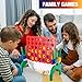 Qrooper 1.9 Feet Giant 4 in A Row Game, Large 4-to-Score Connect Game Set for Kids and Adults Yard/Lawn/Camping/Beach Outdoor Games, Indoor Family Kids Friends Party Game