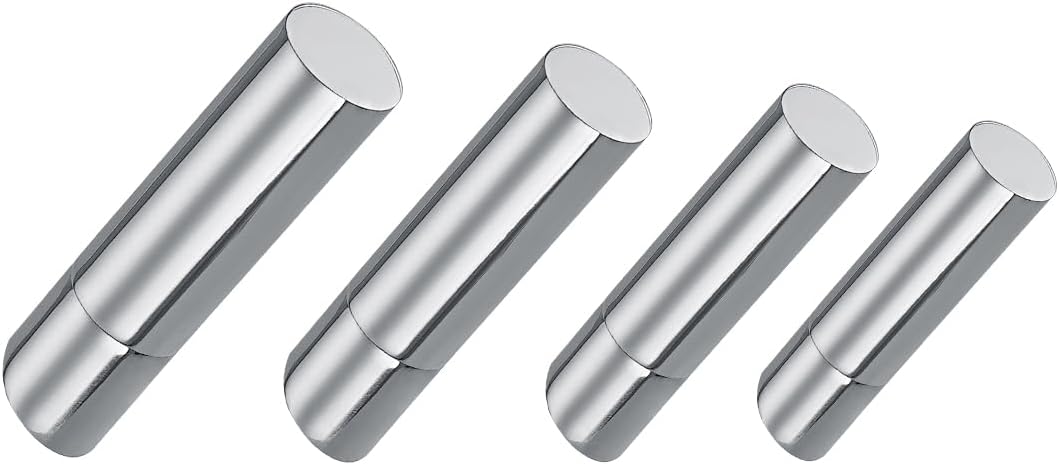 JQK Wall Hooks Chrome, 304 Stainless Steel Coat Hooks Wall Mounted for Robe Hat Clothes Hanger Towels, Polished Chrome, 4 Pack, RH120-CH-P4 Round 4 Pack Chrome