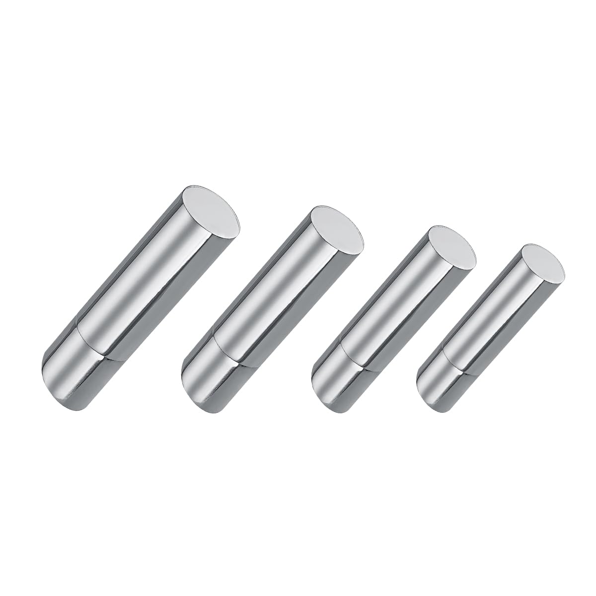 Wall Hooks Chrome, 304 Stainless Steel Coat Hooks Wall Mounted for Robe Hat Clothes Hanger Towels, Polished Chrome, 4 Pack, RH120-CH-P4