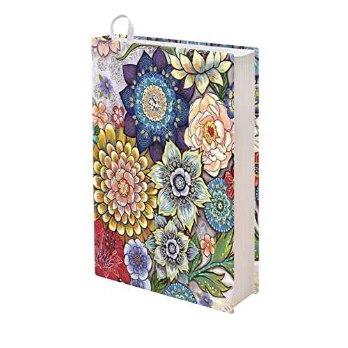 Hinthetall Boho Floral 1 Pack Stretchable Book Sleeve Cover for Paperbacks Hardcover Textbooks up to 9 x 11, Office Supplies Washable and Reusable School Supply for Students 1 Hinthetall-Boho-Floral-1-Pack-Stretchable-Book-Sleeve-Cover-for-Paperbacks-Hardcover-Textbooks-up-to-9-x-11-Office-Supplies-Washable-and-Reusable-School-Supply-for-Students