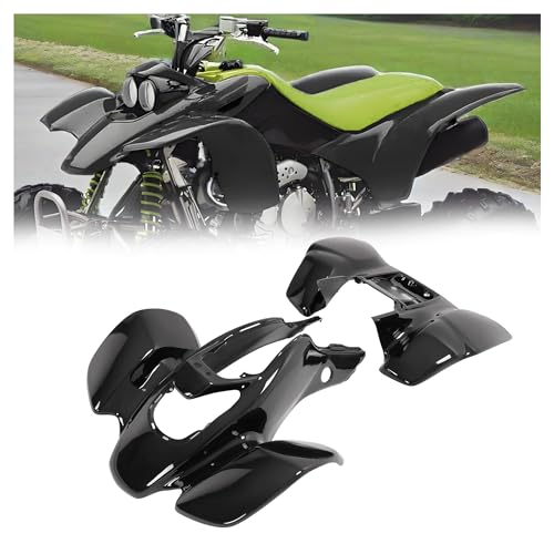 KUAFU Front&Rear Fender Plastic Kit Compatible with 1999-2004 Honda TRX 400EX Mudguard Mud Guard Flaps Fender Flares