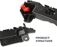 Vista 6 de CHEDA Soportes de parachoques para montaje de viga delantera, compatible con Chevy Cruze/Sedán 2011, 2012, 2013, 2014, 2015, 2011, 2015, lado