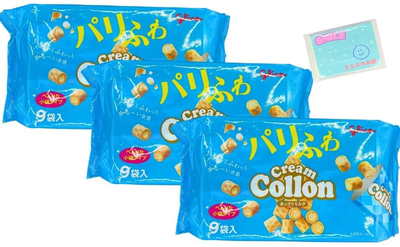 Amazon.co.jp: 江崎グリコ パリふわ クリームコロン あっさりミルク