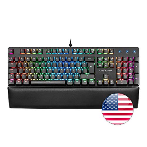 Preisvergleich Produktbild Mars Gaming MK5mechanischer Tastaturschalter rotRGBSoftwareHandballenauflageUS