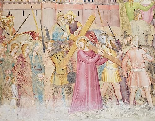 Art Tableau le Chemin du Calvaire Andrea Di Bonaiuto Toile Mur Vide 60x90cm