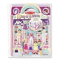 Deluxe Puffy Sticker Album - Day of Glamour 1223111288 Book Cover