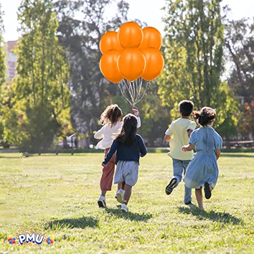 Pmu 11 Inch Latex Balloons Orange (Premium Helium Quality) Pkg/100 #TOP2