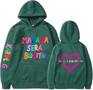 New Album Mañana Será Bonito Hoodie Sweatshirts Pullover Harajuku Novelty Hooded Tracksuit Sweater Men Women (Color : Color 15, Size : Small)