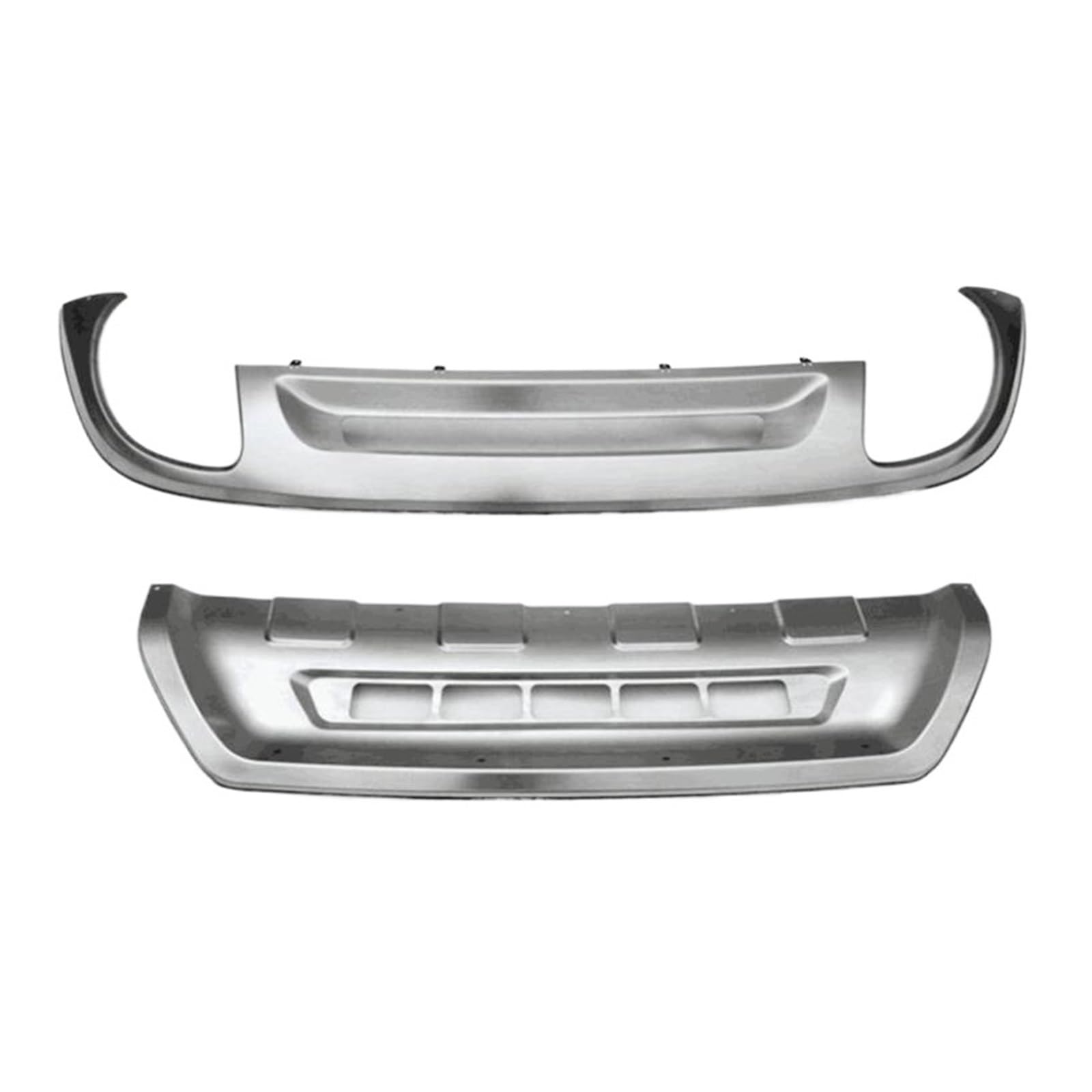 Projekt motoryzacyjny Metalowy przedni i tylny zderzak ze stali nierdzewnej Dolna pokrywa ochronna Akcesoria, kompatybilne z VW Touareg 2011-2015 YJF