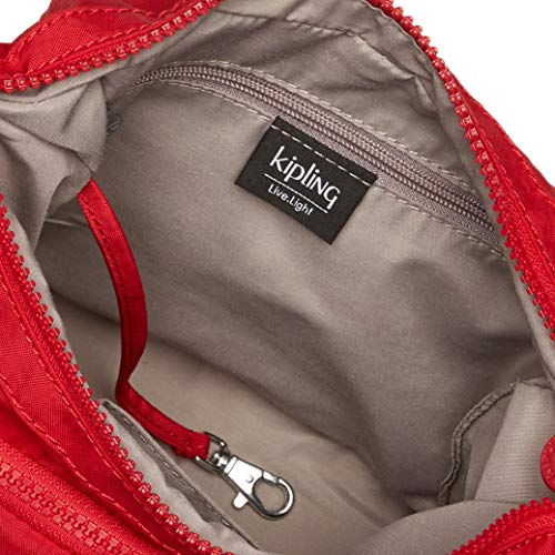 Kipling Bolsa transversal pequena Gabbie feminina, Vermelho Rouge, Small