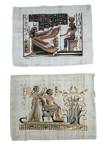 Papyrus égyptien d'Égypte : voyagez au temps de Toutankhamon et des déesses