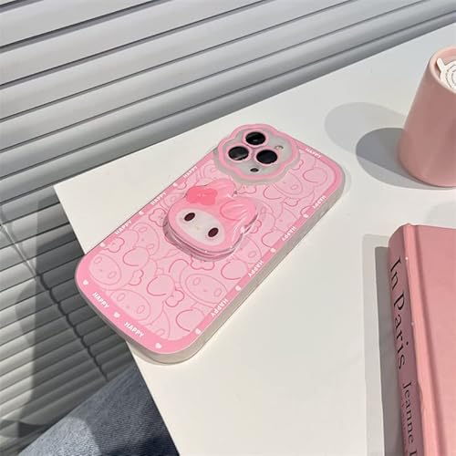 Deavon Compatible With Iphone 13 Pro Max Case Cute Kawaii Cartoon Anime Cute Pattern Tpu Soft Case With Grip Stand For Women Girls Iphone13 Pro Max Cute 6.7 Inch Case (Pink) #TOP5