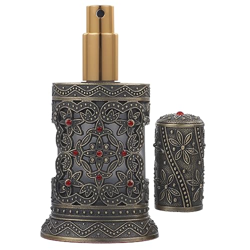CANIGHT Botellas Decorativas, Porta Botellas De Aceite Esencial, Porta Botellas De Aceite Esencial, Almacenamiento, Mini Botellas Vacías, Oriente Medio