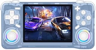 Old Arcade Retro Handheld Game Console - Open Source Linux System, 3.5-inch Full-Lamination Screen, 18000+ Classic Games, 4000mAh Battery Portable Handheld (Glacial Blue)