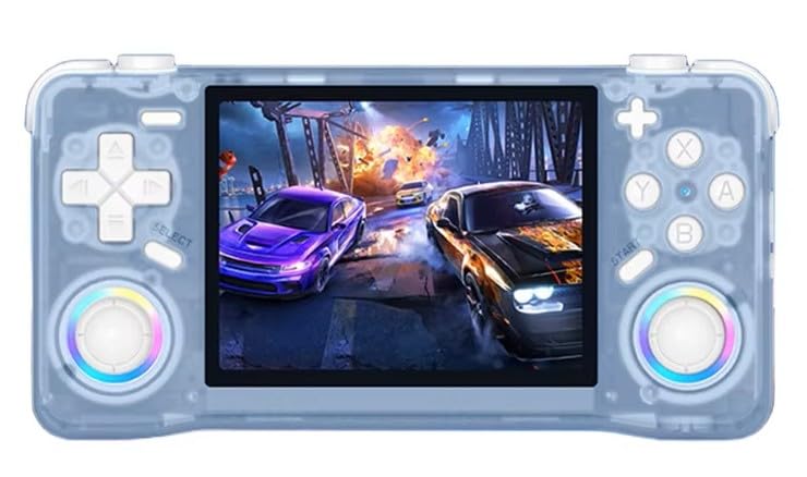 Old Arcade Consola de juegos portátil retro, sistema Linux de código abierto, pantalla de laminación completa de 3.5 pulgadas, más de 18000 juegos