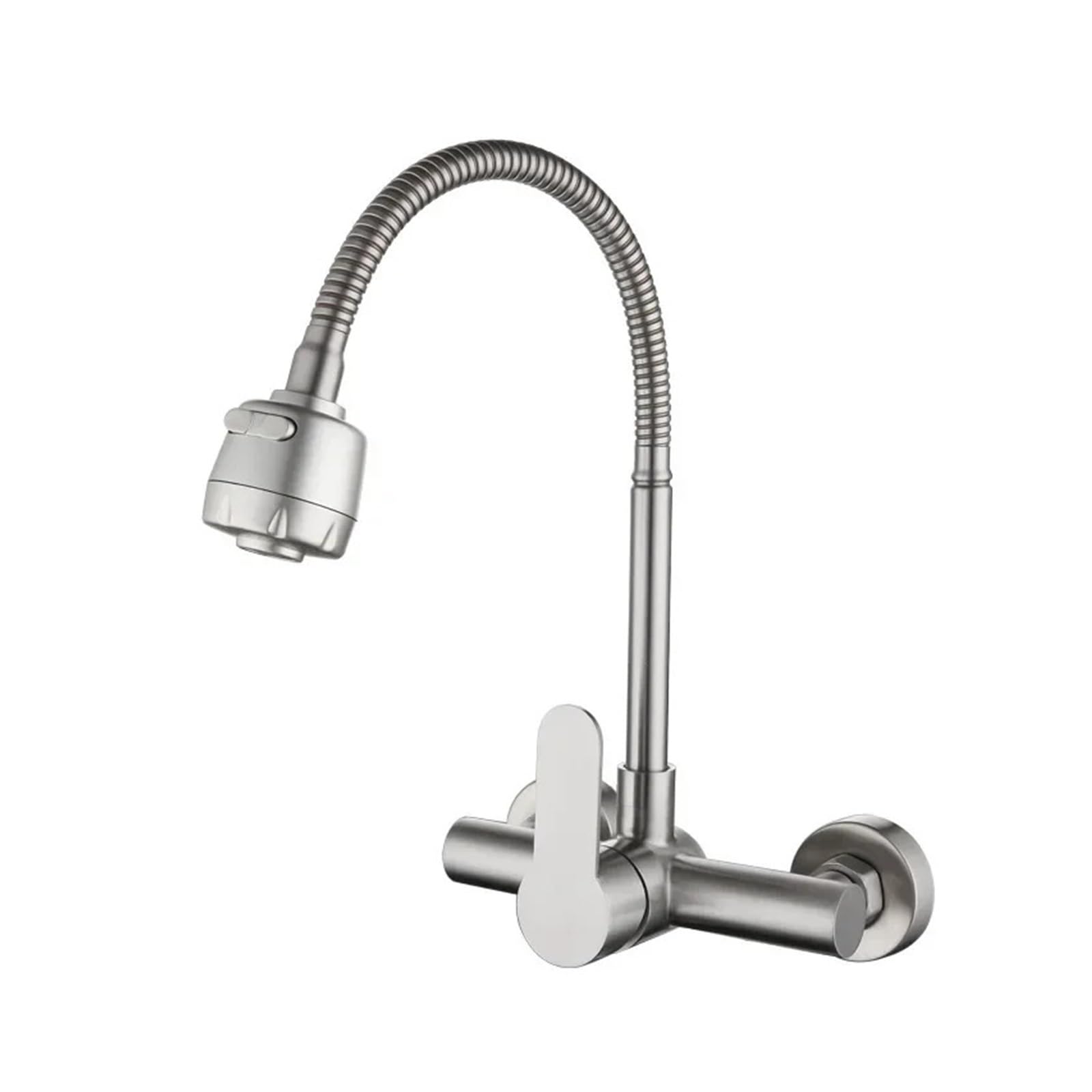 Mitigeur mural de cuisine inox 304 orientable chaud et froid