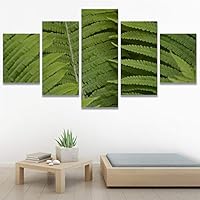 SIGNWIN 5 Panel Canvas Wall Art Organic Arrangement Modern Artwork for Home Decorations Ready to Hang - 60