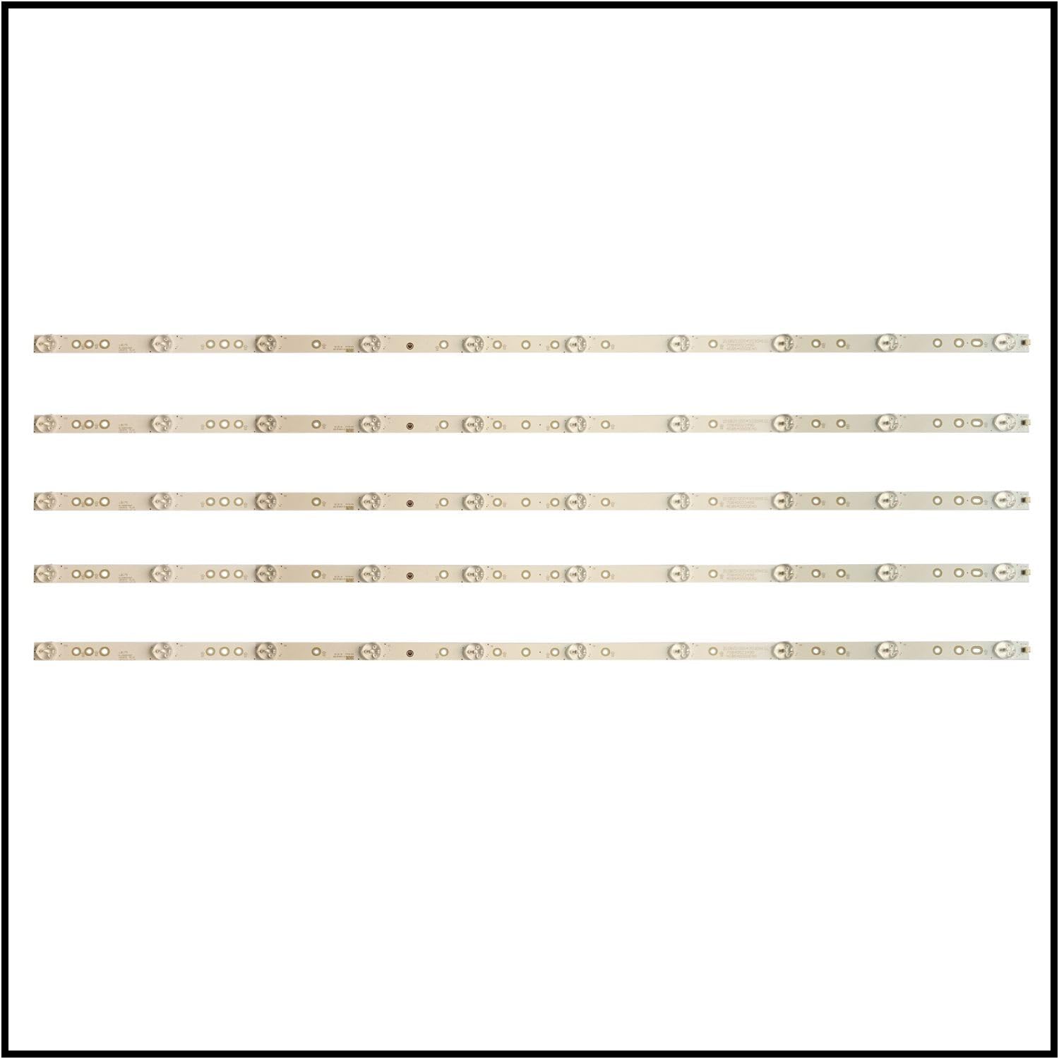 Generico KIT 5 BARRE LED PER LG 43LH500T 43LH500T-ZA 43LH500TZA