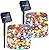 DAYLIGHTIR 2 Pack 100 LED Solar Powered Copper Wire String Lights Outdoor, Waterproof, 8 Modes Fairy Lights for Garden, Patio, Party, Yard, Christmas (Multicolor)