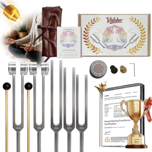 3.0 New Upgraded Tuning Fork,5 Frequencies