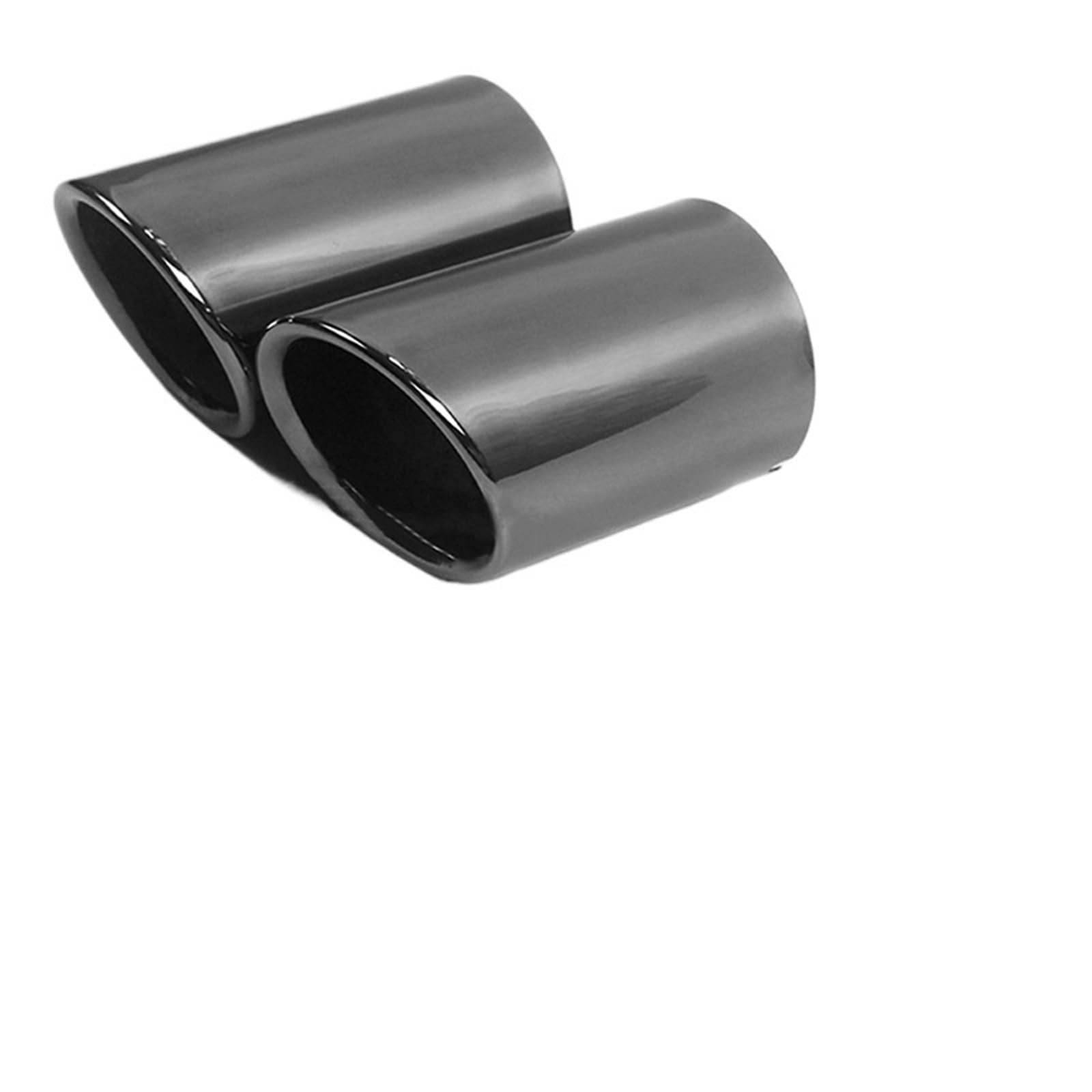 Terminale Di Scarico Tubo Di Punta Del Per BMW X1 F48 2018-2022 Silenziatore Per Auto Esterno Back End Tubo Dedicato Punta Di Scarico Coda Uscita Vent(Black 2piece)