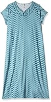 Max Plus Size Women Printed Short Sleeves Nightgown (SU22OKG06_RED_S)
