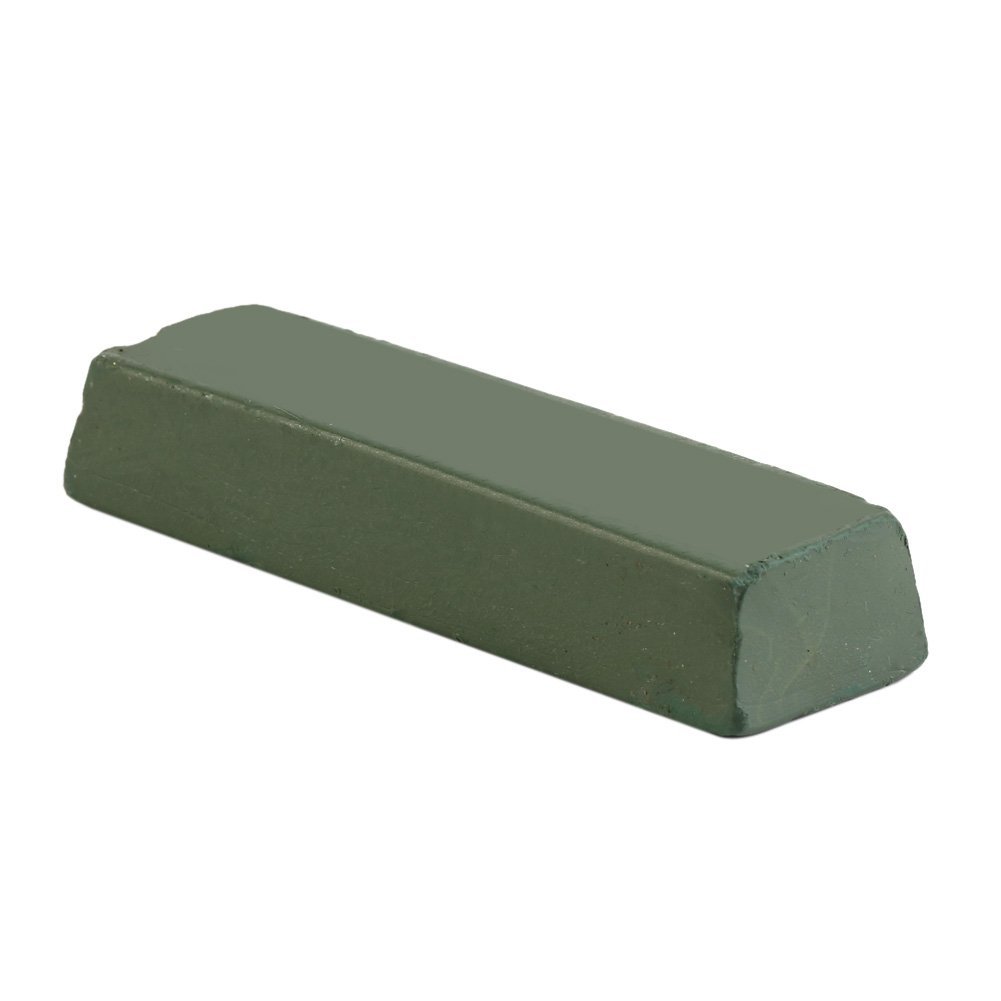 Pasta lucidante cromo ossido 140g verde fine abrasiva lucidatura cera affilatura