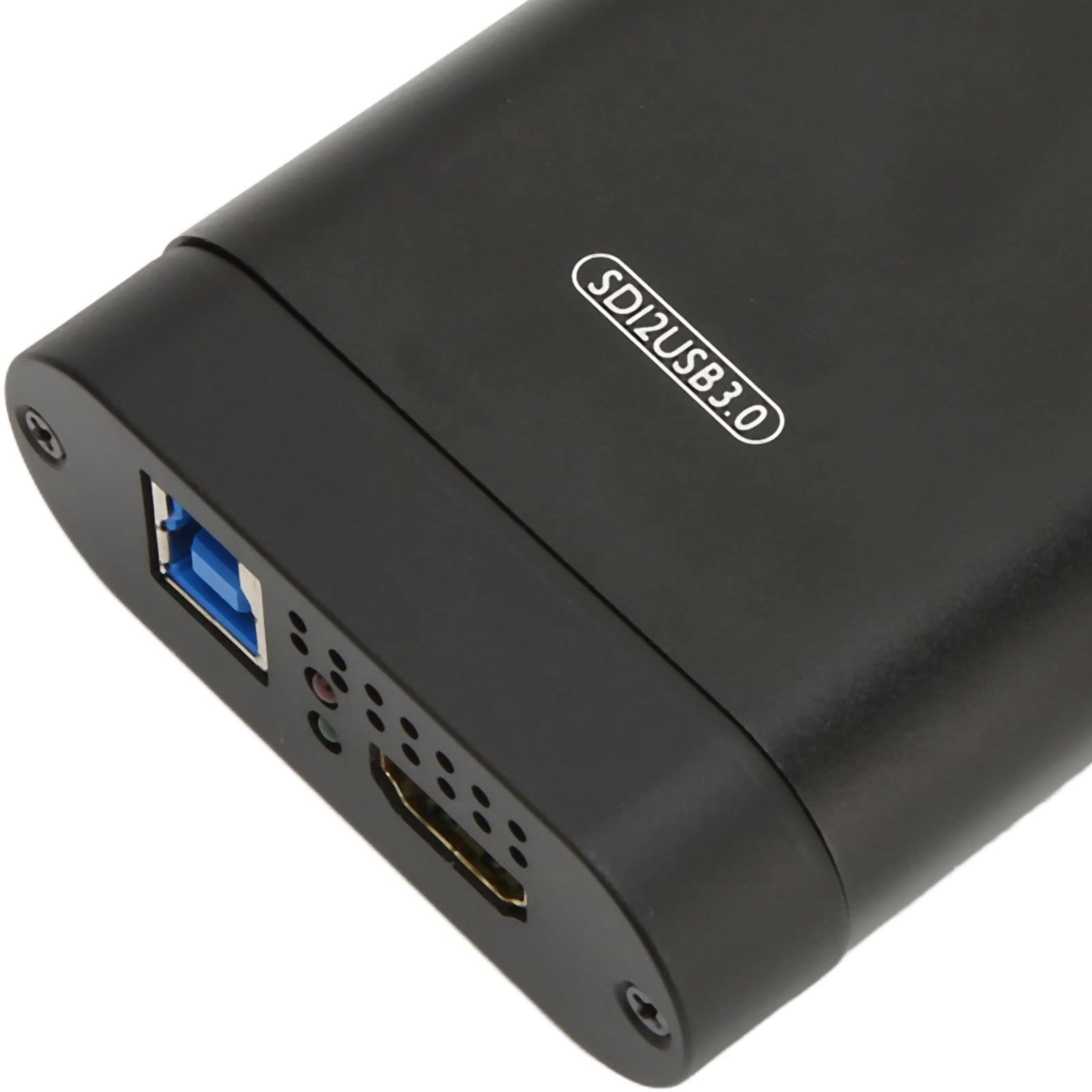 Tarjeta de Captura de Video USB Interfaz Multimedia HD de Alto Rendimiento Interfaz Dual Grabación en Tiempo Real para Transmisión y Juegos Aleación de Aluminio