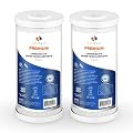 Aquaboon 5 Micron 10 x 4.5 Premium Carbon Filter Cartridge Whole House CTO Block Water Filter Replacement Compatible with FXHTC, CB-BB-10, 2-Pack