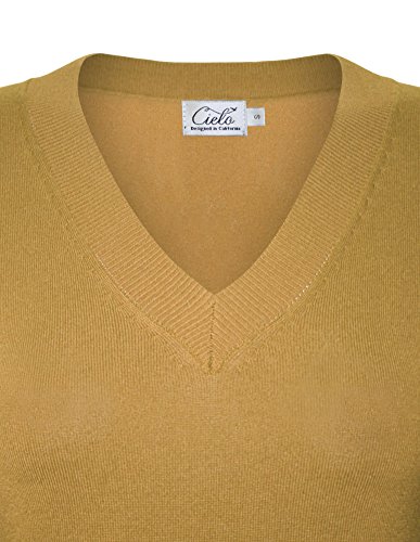Image of Cielo Women's Solid Soft Stretch Pullover Knit Sweater