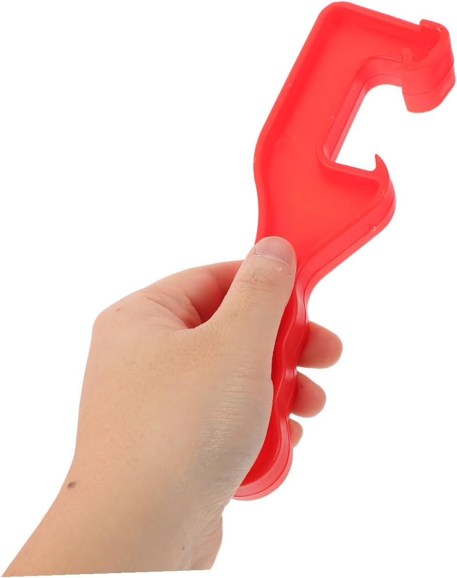 Generic 10PCS Paint Cask Lid Wrench - Reusable Plastic Gallon Paint Can Openers - Bucket Lid Opener - Manual Handle Tool for Industrial Use