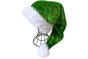 Vibrant Green Elf Hat for Holiday Festivities