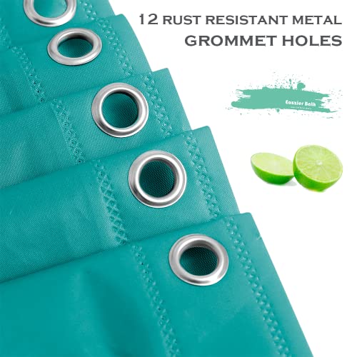 Eazzier Bath EZSCL Teal Plastic Shower Curtain Or Liner thumb #2