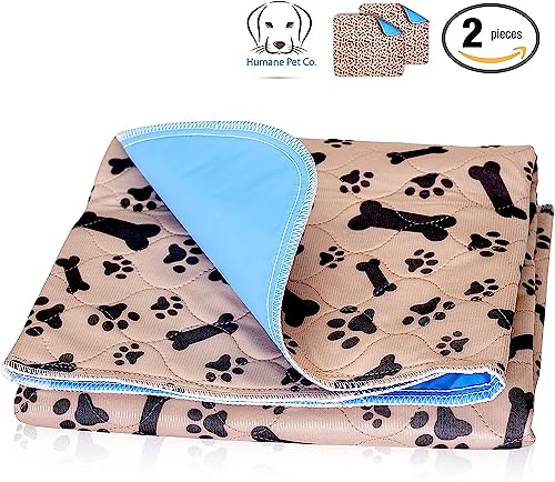 Super Absorbent Washable Pee Pads For Dogs Large 35 X 31 (2-Pack) Puppy Pads Pet Training Pads Reusable Pee Pads For Dogs 100% Waterproof Dog Puppy Pee Pads Extra Large Wee Wee Pads For Dogs Pet Peed #TOP1