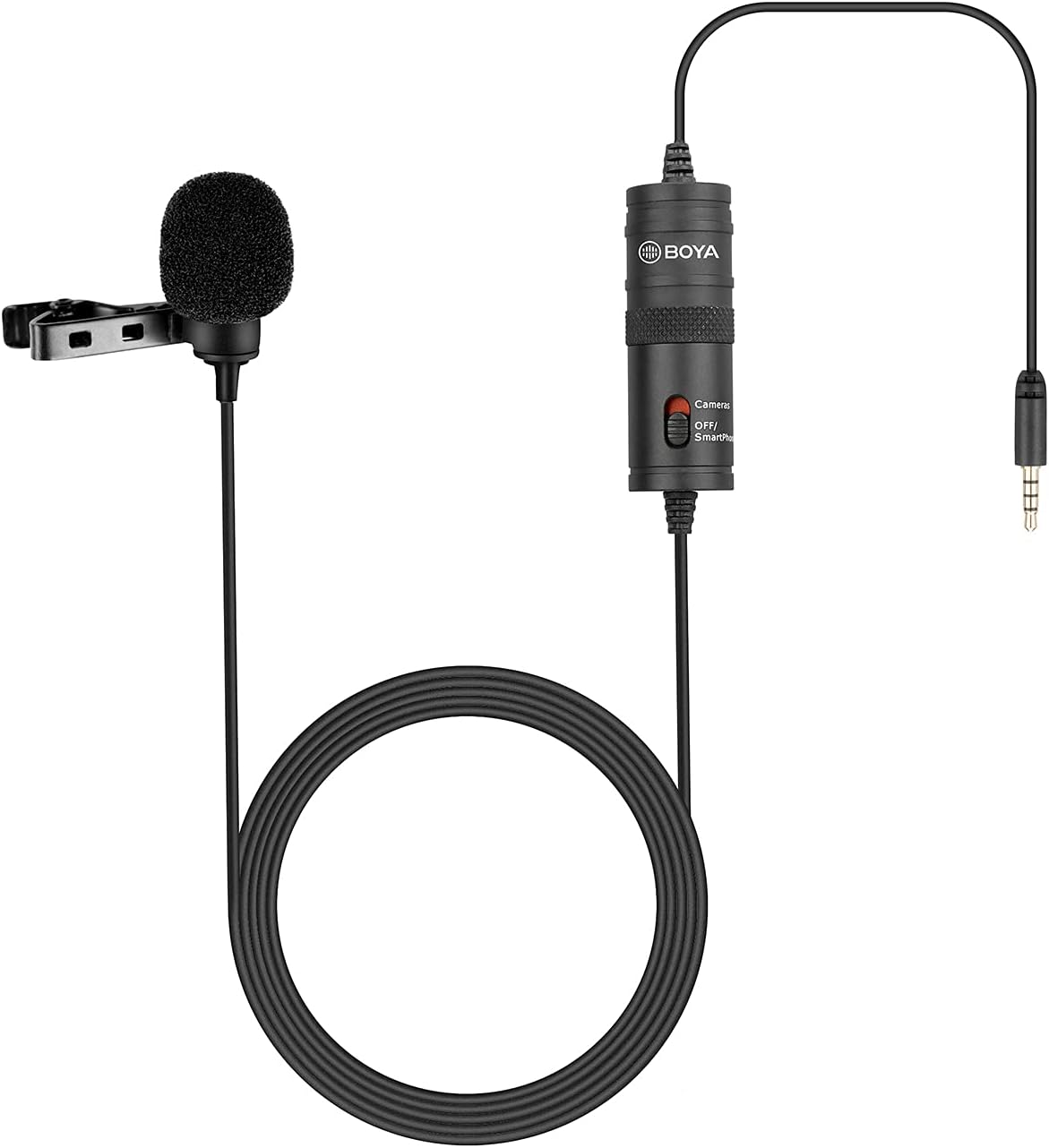 by M1 Collar Microphone for Smartphones Canon Nikon DSLR Cameras Camcorders Audio Recorder PC