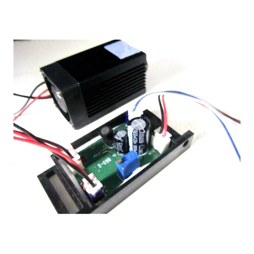 1000mW~1200mW 1W 450nm 445nm Blu Diodo Laser Dot Module w/Driver Out Incisione CNC/TTL