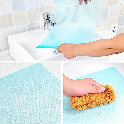 Beertoy 4 peças de forros de geladeira, laváveis, à prova d'água, prateleiras de geladeira, forros,