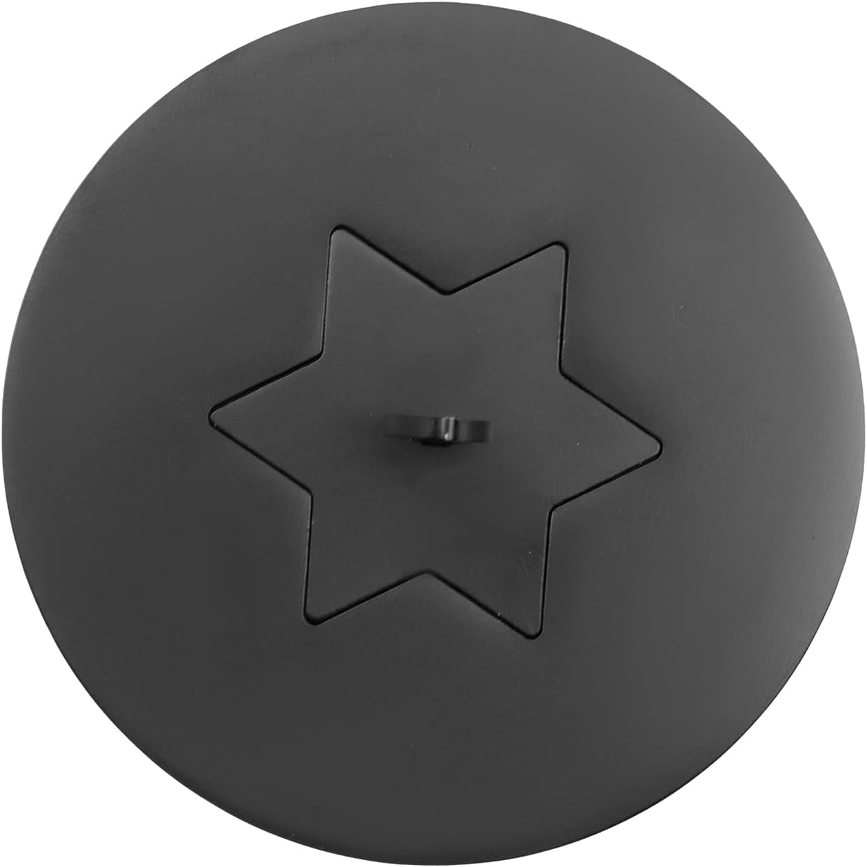 2pcs Black Star Candle Jar Topper, 3.15", Round, Stainless Steel | Prevent Touch, Candle Covers Lids, for Spa, Meditation, Yoga