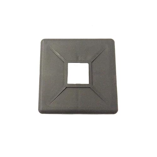 Cubierta cuadrada de goma de 4 "tapa de tapón de parachoques negro RV Camper Trailer de goma