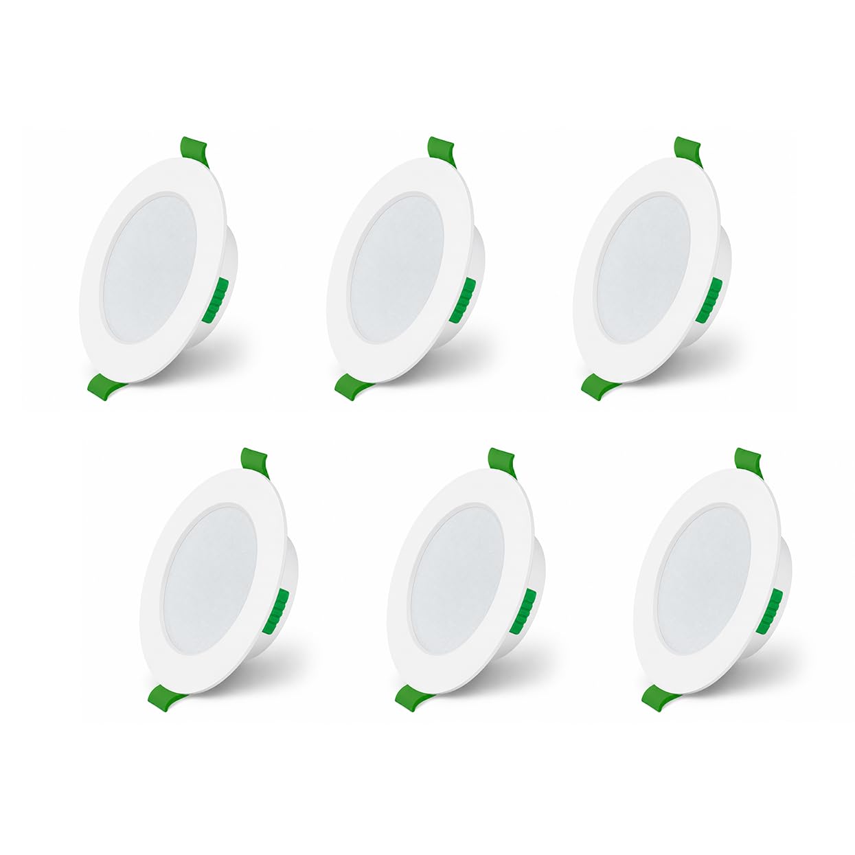 5W Led Downlights for Ceiling, Dimmable Recessed Ceiling Light, 6 Pack
